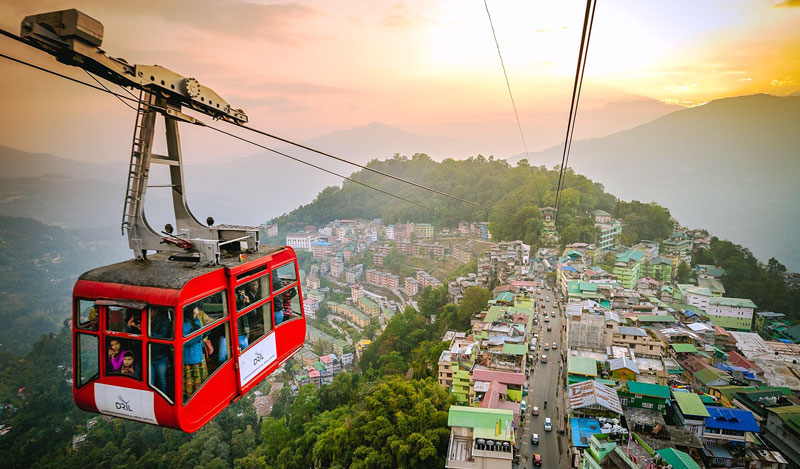 Gangtok feel amid clouds